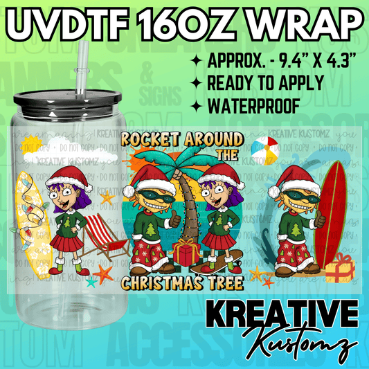 KK-2385  | UVDTF | 16oz Glass Can Libbey Wrap