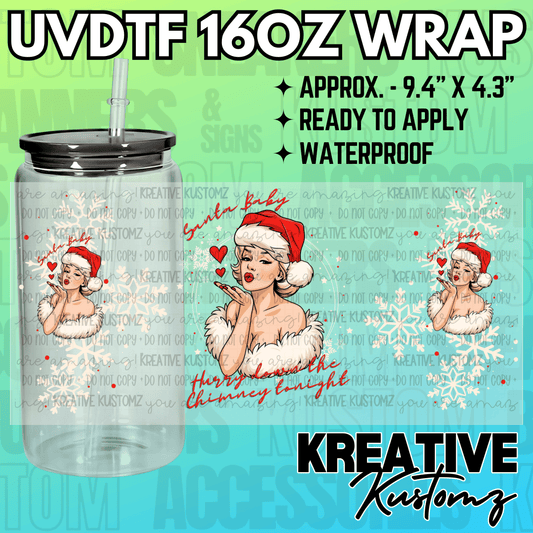 KK-2380  | UVDTF | 16oz Glass Can Libbey Wrap