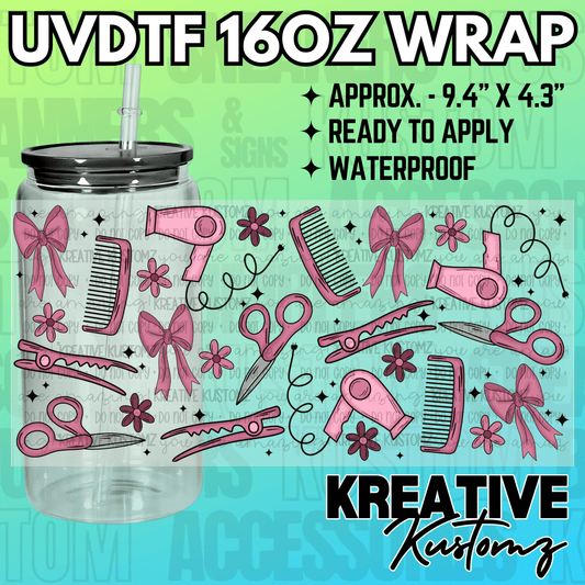 KK-2376  | UVDTF | 16oz Glass Can Libbey Wrap