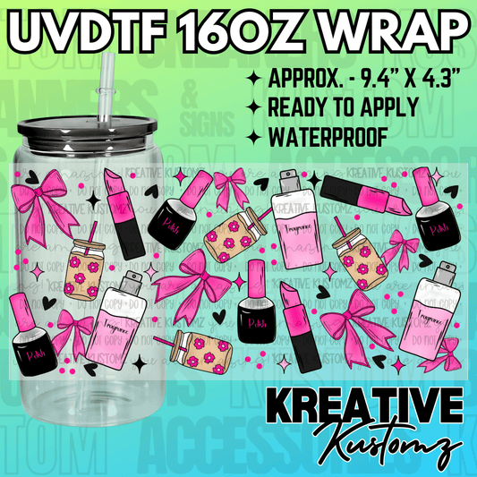 KK-2374  | UVDTF | 16oz Glass Can Libbey Wrap
