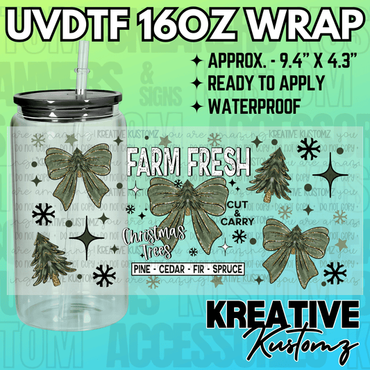 KK-2373  | UVDTF | 16oz Glass Can Libbey Wrap
