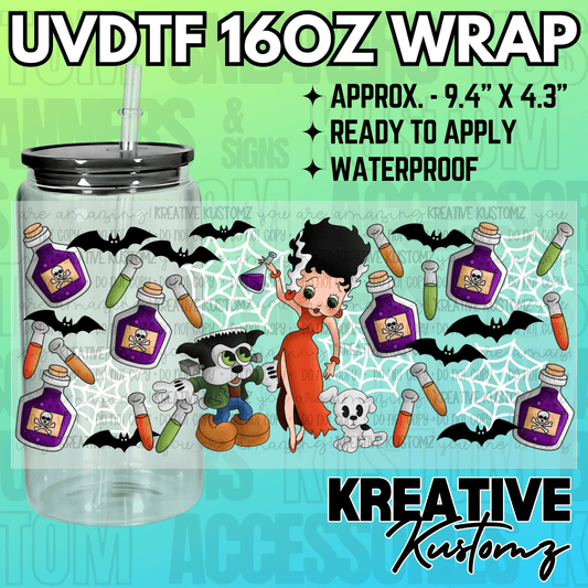 KK-2276  | UVDTF | 16oz Glass Can Libbey Wrap