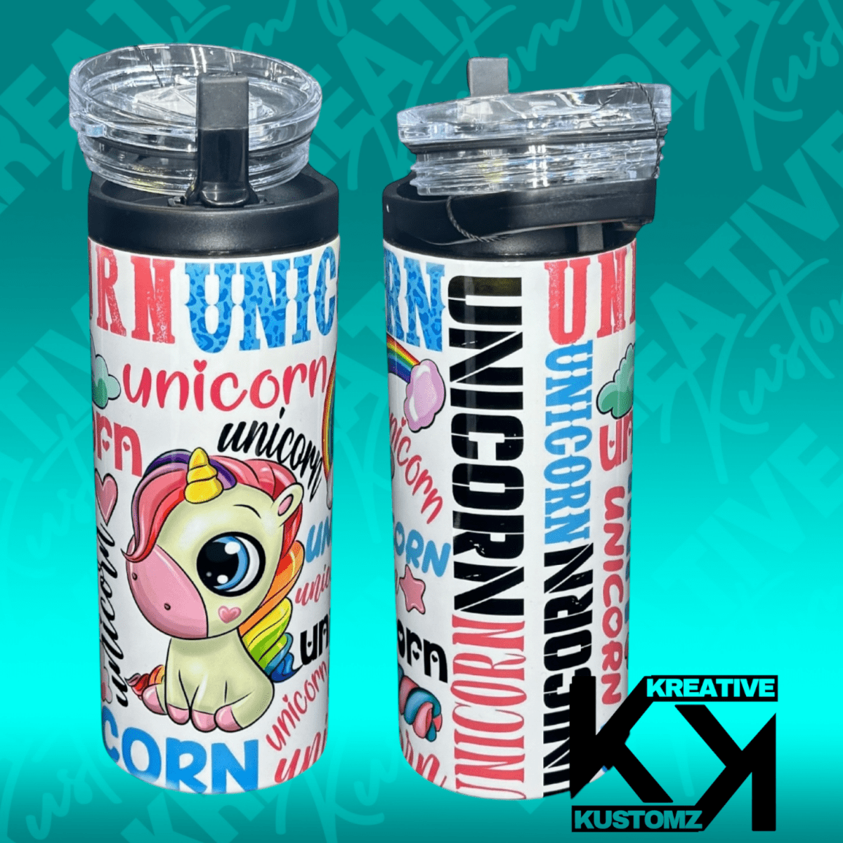 Unicorn - 15oz Duo - Kreative Kustomz