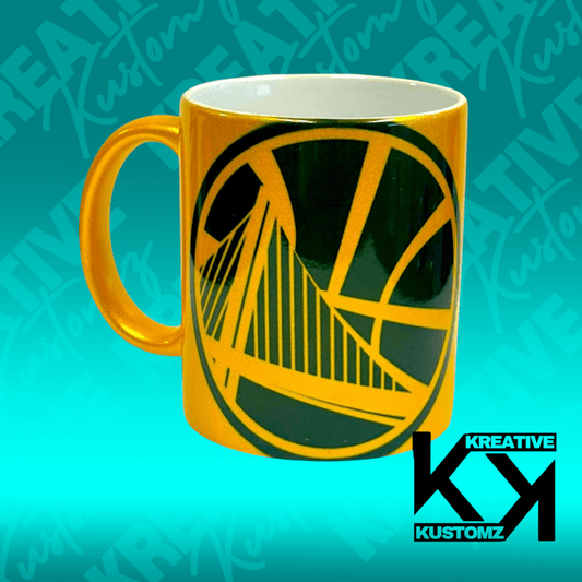 Warriors 11oz Mug - Gold - Kreative Kustomz